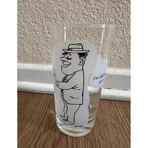 William Box Fabcraft Vintage 1950s Glass Drinking Tumbler
